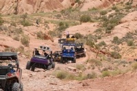 Hells Revenge trail near Moab, UT.