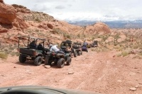 Hells Revenge trail near Moab, UT.