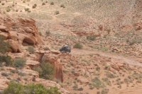 Hells Revenge trail near Moab, UT.