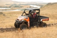 Media intro of the 2013 Polaris Ranger 900 XP near Great Falls, MT, in August.