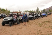 Waiting for ride to begin at 2011 Rally on the Rocks.